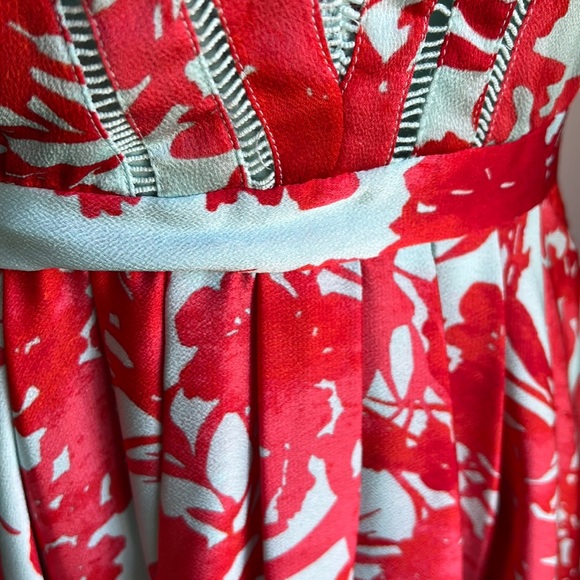 Banana Republic Satin Midi Vee Dress - Picture 5 of 6